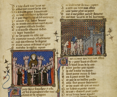 Illumination dans Guillaume de Digulleville, Pèlerinage de Vie humaine 