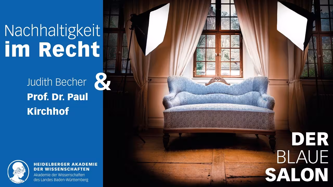 Paul Kirchhof sur le thème « La durabilité dans le droit »