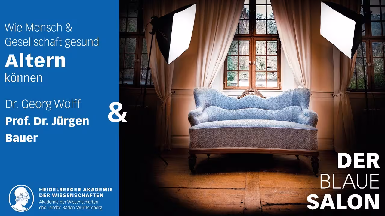 « Ils doivent se torturer. » Le gériatre Jürgen Bauer parle du vieillissement dans le Salon bleu.
